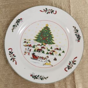 Panstone Christmas Salad Plate 7.5"